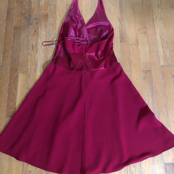 Red halter dress RARE - Picture 2 of 2